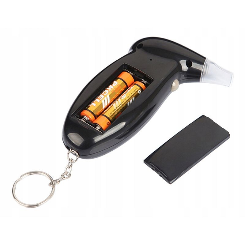 Etilotest digital, afisaj LCD, alerta sonora, 4 capete rezerva, alimentare baterii - imagine 9