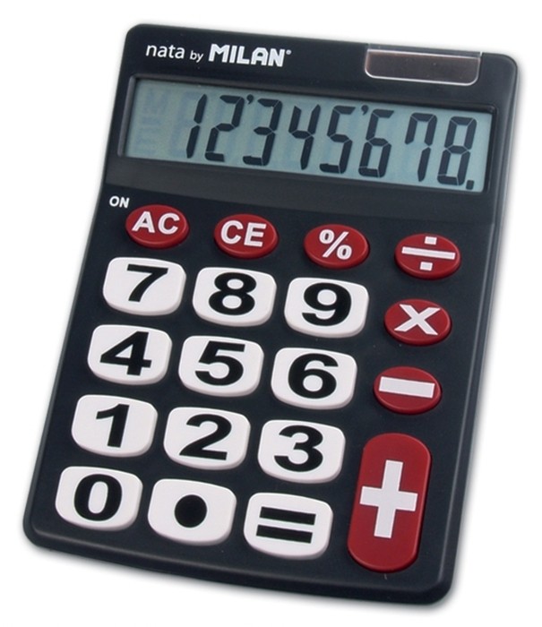 Calculator birou 8 digiti Milan 708 cartuseria.ro imagine 2022 depozituldepapetarie.ro