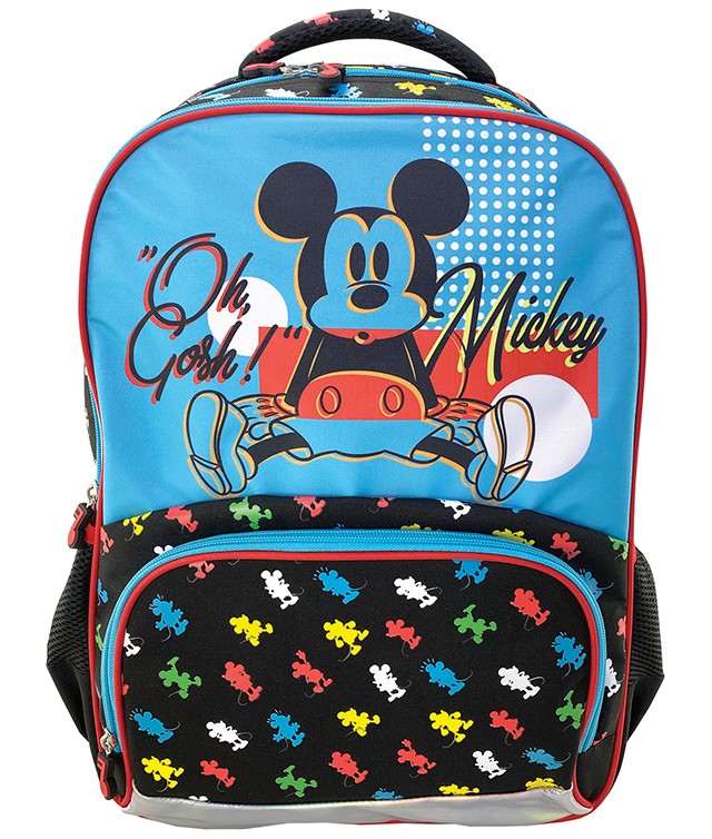 Ghiozdan Mickey Mouse, clasele 1-4, inaltime 45 cm 1-4