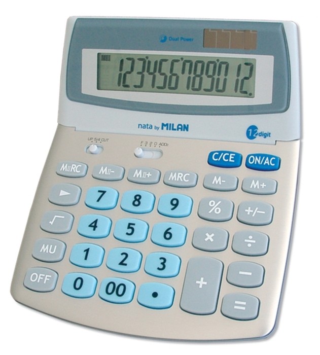 Calculator 12 DG Milan 152512 cu display rabatabil 152512