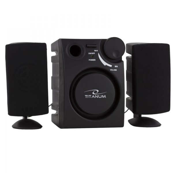 Sistem audio 2.1 Esperanza Canto, jack 3,5mm, AUX, 63Hz – 16kHzz, 8Ω, 6W, 5V, negru 16kHzz