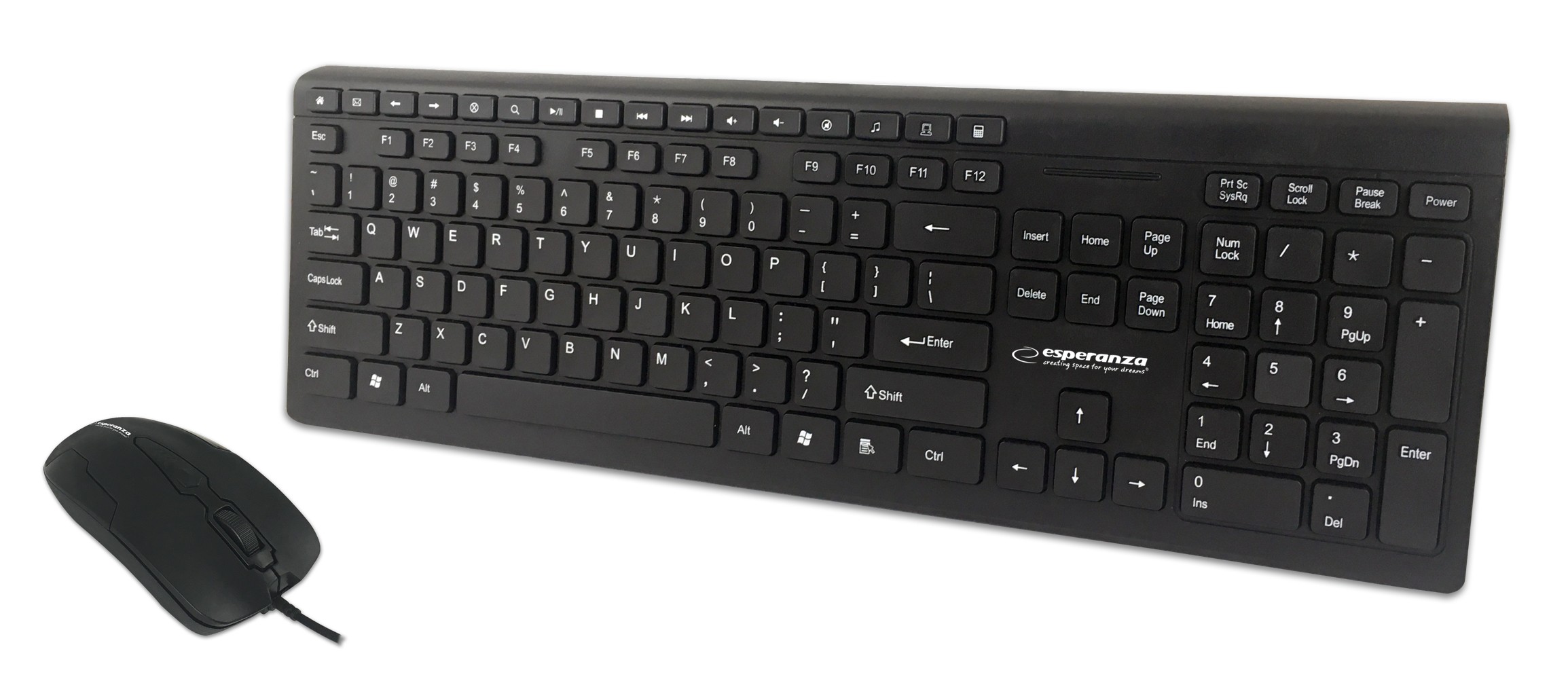 Kit tastatura si mouse gaming Esperanza Rialto, USB 2.0, iluminare led, 30 mA, 1000dpi, 43,8 x 14,5 x 23cm, negru cartuseria.ro imagine 2022 depozituldepapetarie.ro