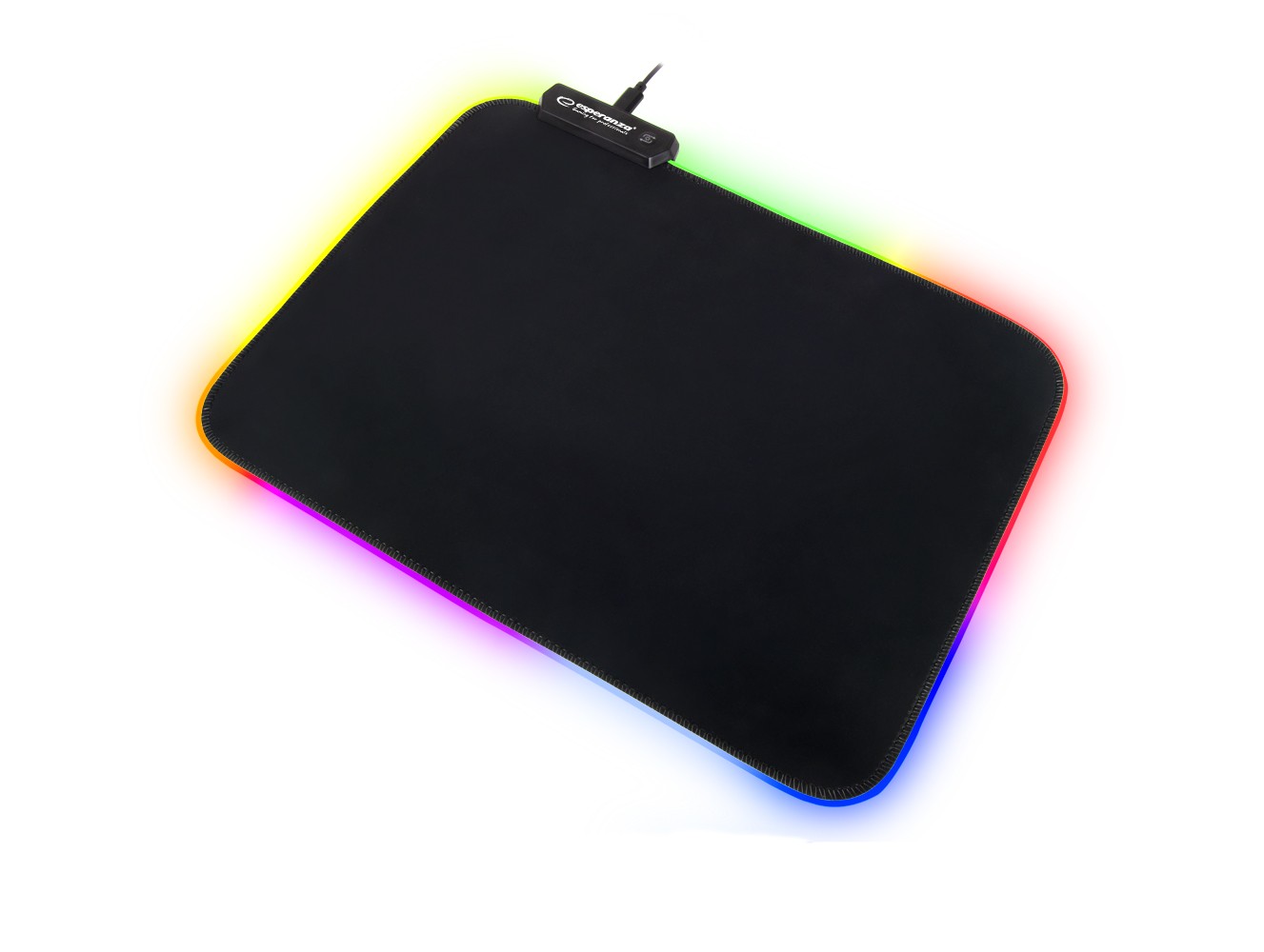 Mousepad gaming RGB Esperanza, USB 2.0, 150mA, 5V, 35 x 25 x 8cm, negru cartuseria.ro imagine 2022 depozituldepapetarie.ro