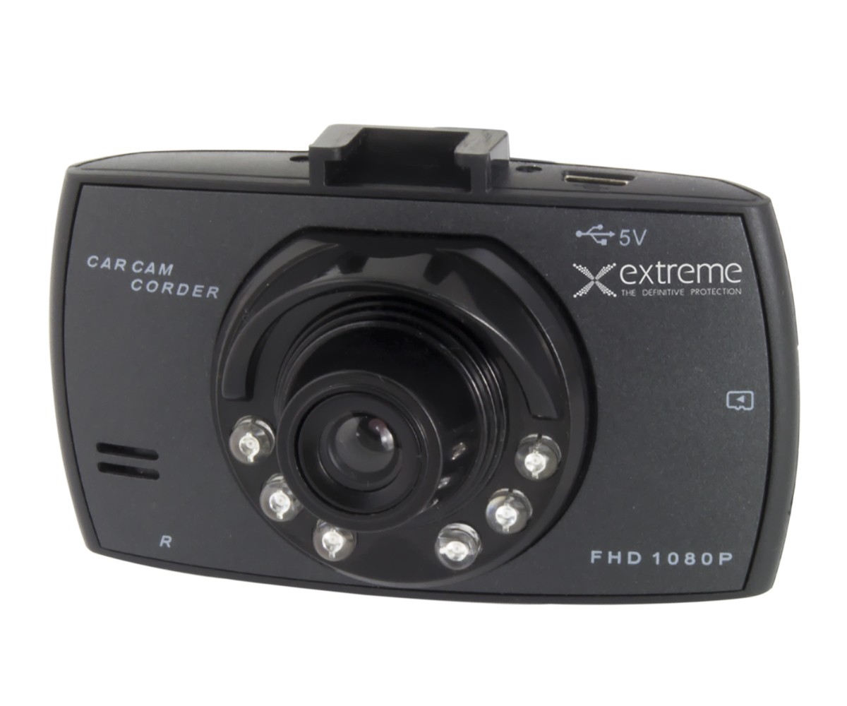 Camera auto, Full HD, LCD, ecran 2.4, unghi filmare 120 grade, senzor miscare, 100 mAh, miniUSB, microSD 100