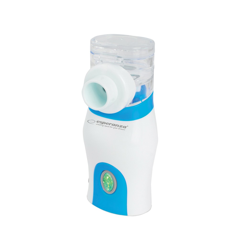Inhalator portabil Esperanza cu ultrasunete, 6ml, cablu USB, dop de cauciuc, 20 dB,6 x 5,5 x 13 cm, alb 55