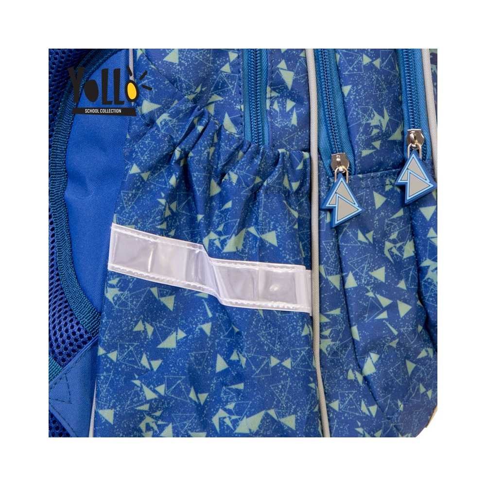 Ghiozdan Wild power, baza spuma EVA, ajustabil, 3 fermoare, model unisex - imagine 5