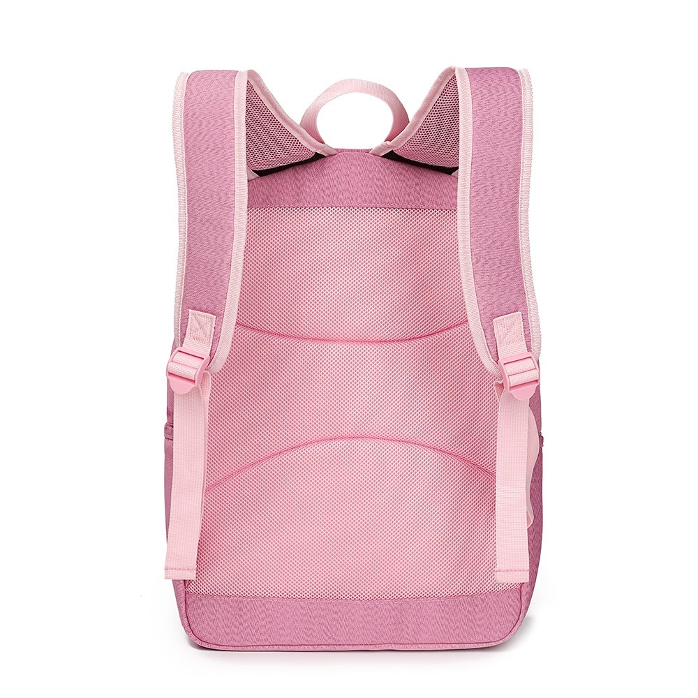 Ghiozdan adolescenti, compartiment laptop, SUPERPACK, buzunare laterale, bretele ajustabile, roz - imagine 4