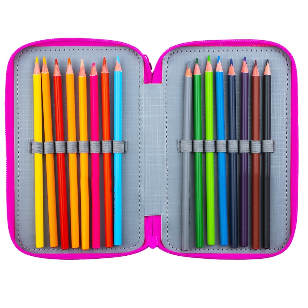 Penar echipat cu 39 de piese, compartimente spatioase, inchidere cu fermoar, 20 x 14 x 6.5 cm - imagine 5