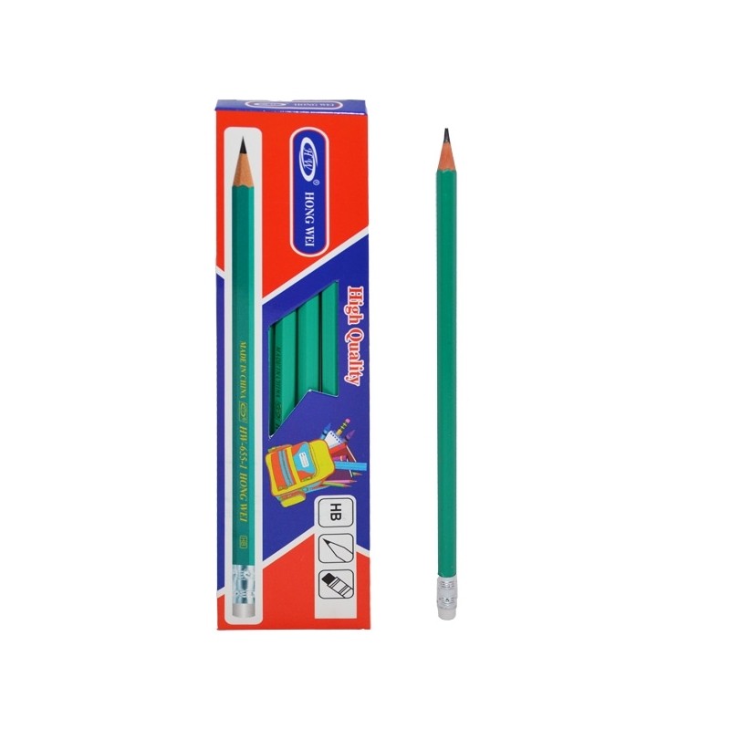 Creion grafit flexibil cu radiera, mina HB, ascutire usoara, set 12 bucati cartuseria.ro imagine 2022 depozituldepapetarie.ro