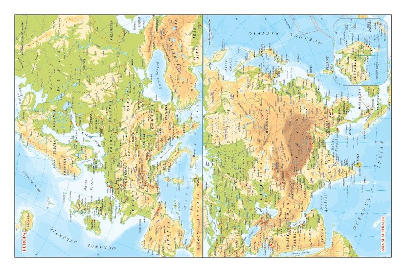 Agenda nedatata 232 pagini in format A4, semn de carte, coperti buretate, rosie - imagine 5