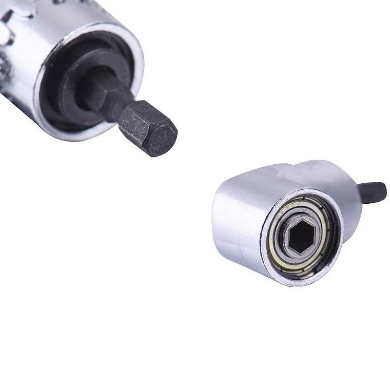 Adaptor unghiular pentru bormasina, cap inclinat, unghi 105 grade, tija hexagonala - imagine 8