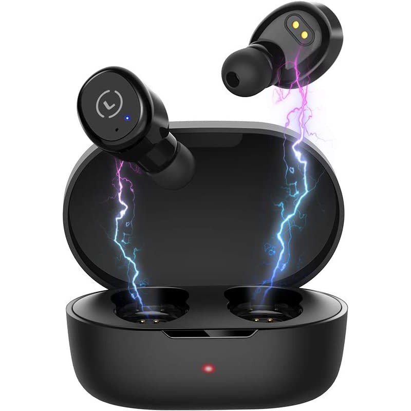 Casti Bluetooth, wireless Earbuds control touch, microfon incorporat, Android, iOS, anulare zgomot, IPX8 Ankbit imagine 2022 depozituldepapetarie.ro