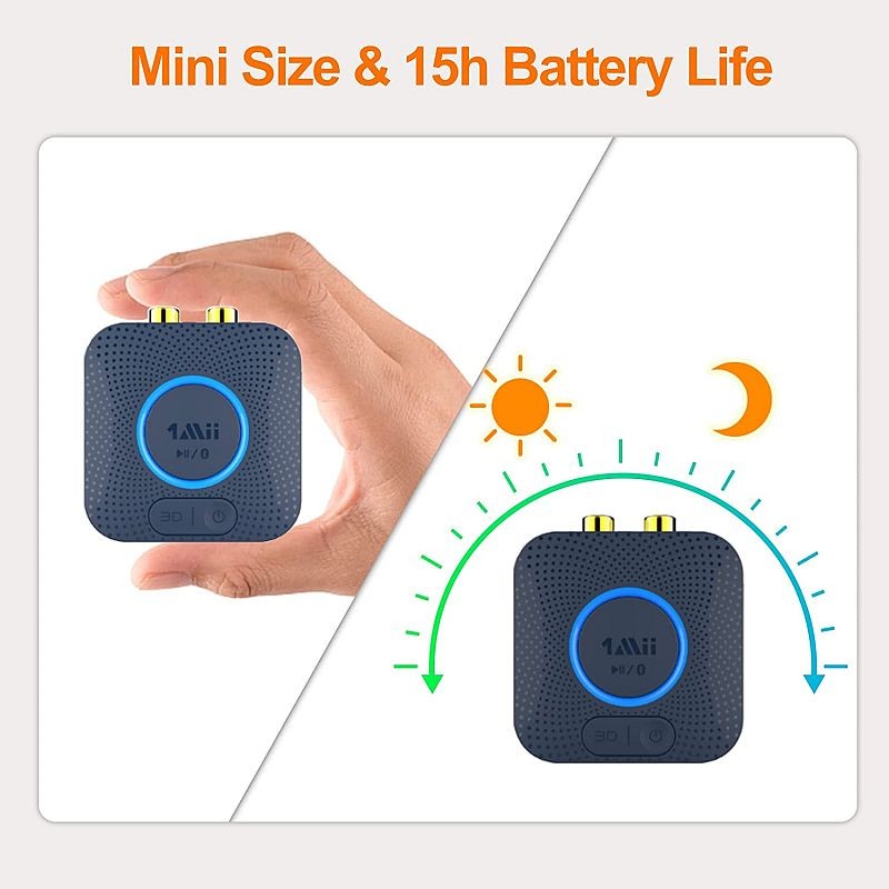 Receptor audio Bluetooth 5.0, sunet Hi-Fi 3D Surround, aptX HD/ aptX-LL, Dual Link - imagine 8