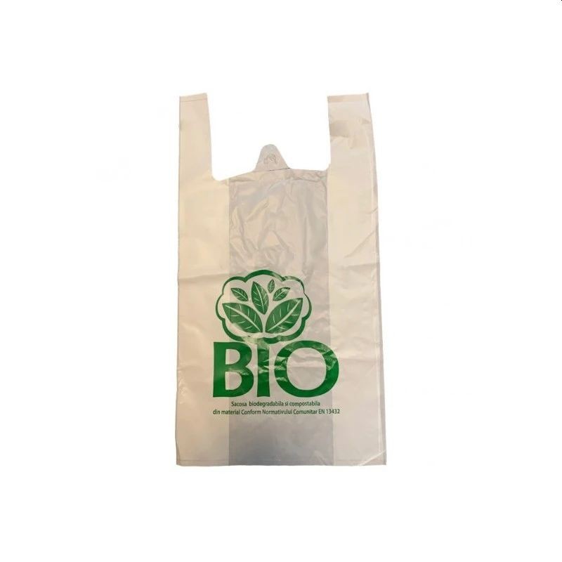 Set 100 sacose biodegradabile tip maieu, 50 x 27 cm 100