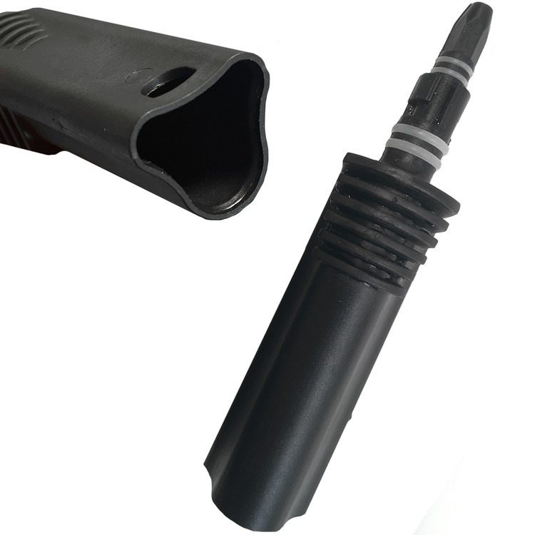 Adaptor mop cu aburi Maltec, dimensiune universala, plastic rezistent, negru aburi