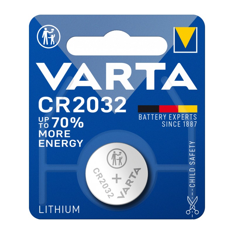 Baterie Varta CR2032, tip moneda, 3V, lithium, blister 1 buc cartuseria.ro imagine 2022 depozituldepapetarie.ro