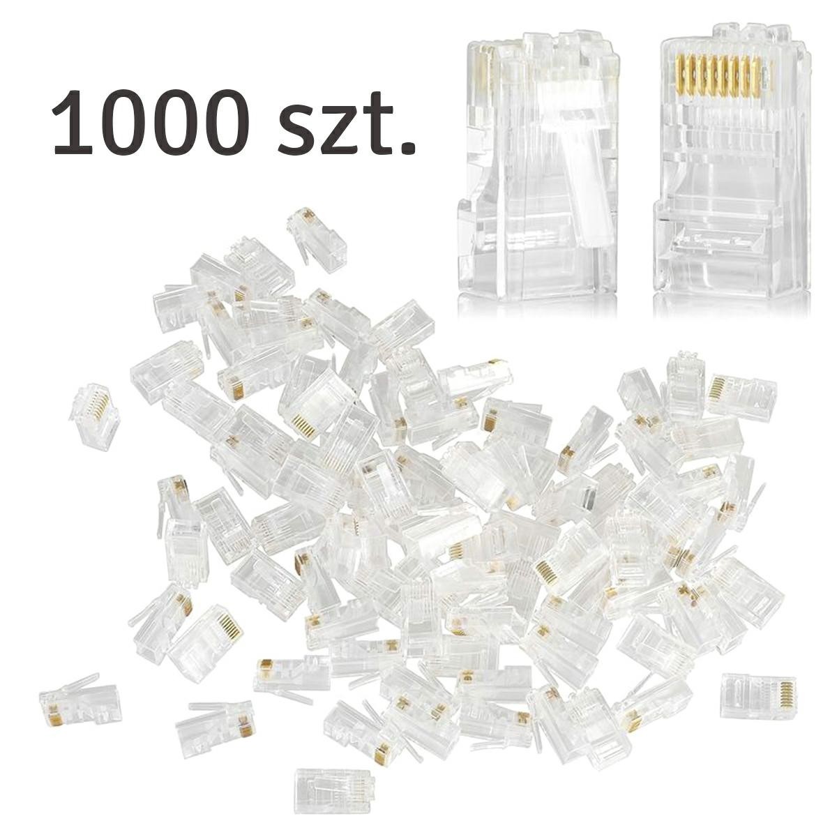 Set mufe cabluri retea, 1000buc, pini placati cu aur, plastic cartuseria.ro imagine 2022 cartile.ro