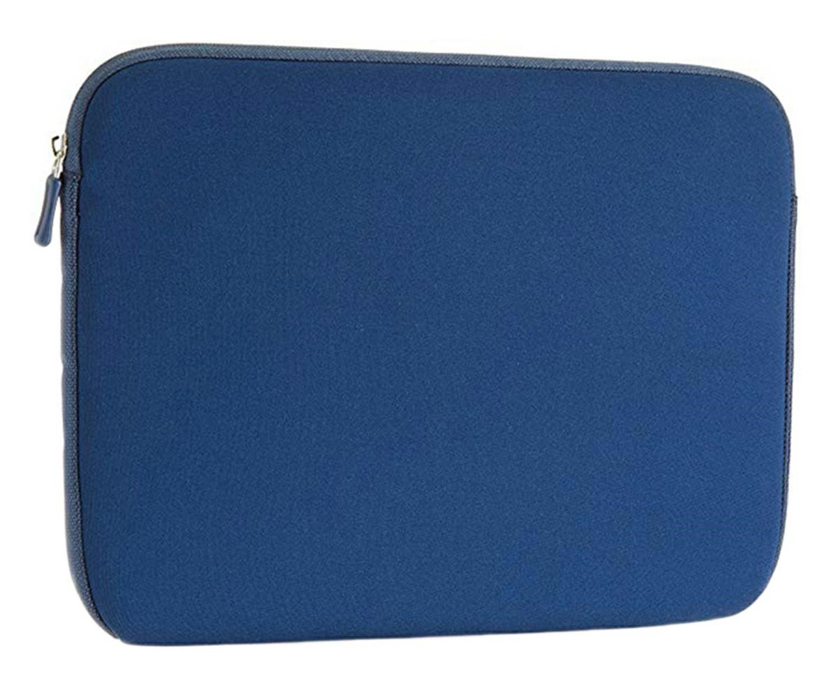 Pro Cart - Geanta laptop 13inch, fermoar inchidere, neopren, 33 x 24 x 1,7 cm, albastru