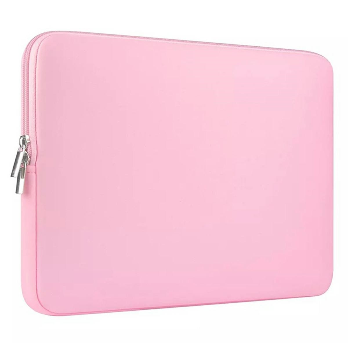 Geanta laptop 17inch, fermoar inchidere, neopren, 42 x 30 x 1,5cm, roz cartuseria.ro imagine 2022 depozituldepapetarie.ro