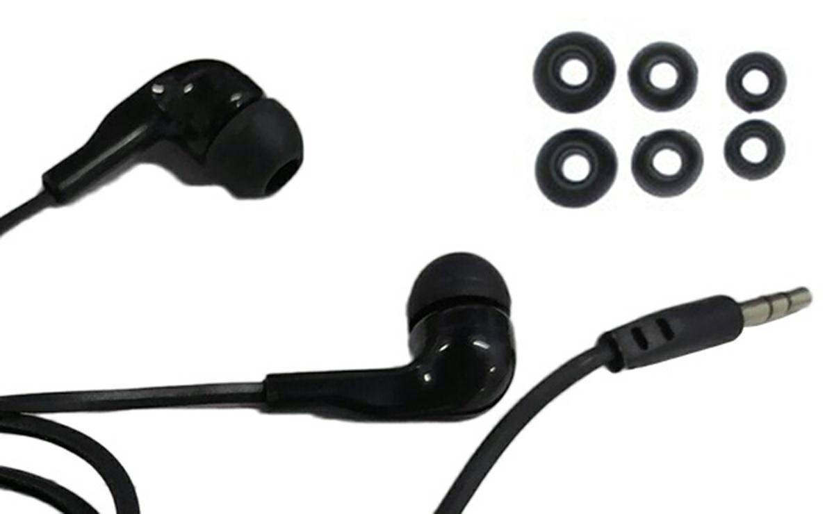 Casti in-ear cu fir, 3 dopuri incluse, 20Hz - 22000Hz, 112dB, 32Ω, negru