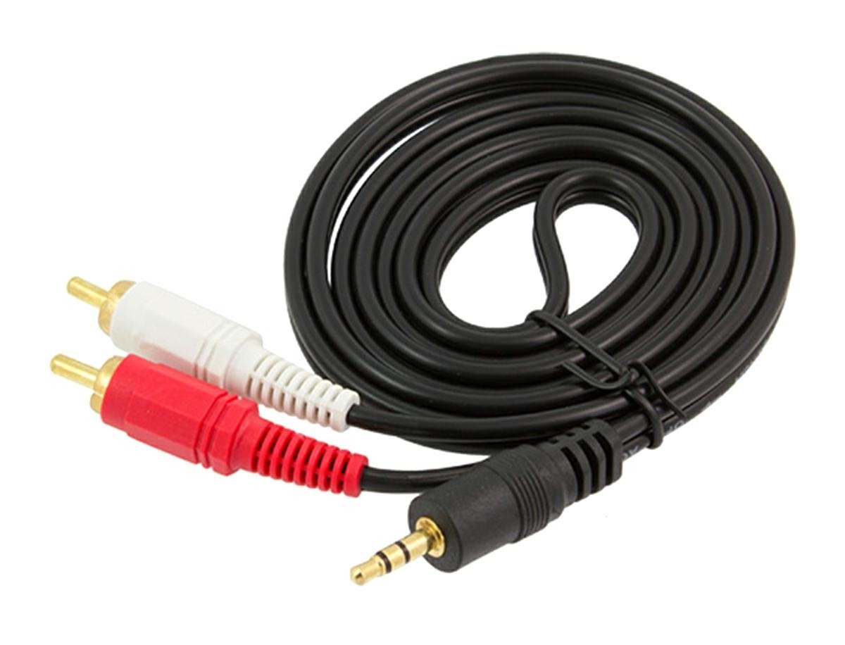 Pro Cart Cablu jack audio universal, player mp3, tv, dvd, consola, lungime cablu: 1,5m, negru