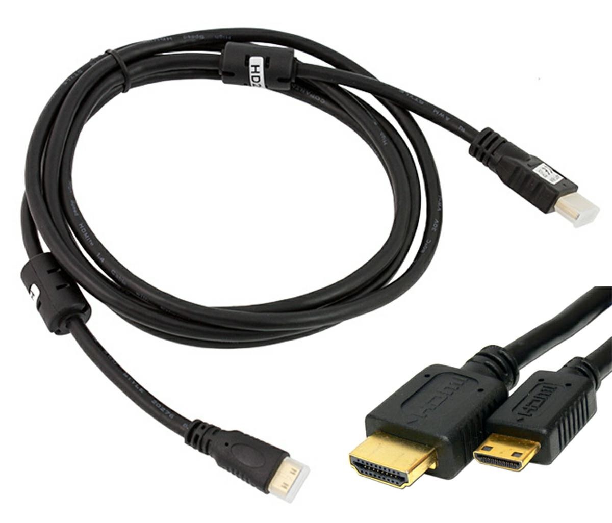 Cablu adaptor HDMI – Mini HDMI, full HD, 4K, izolatie exterioara, negru cartuseria.ro imagine 2022 depozituldepapetarie.ro