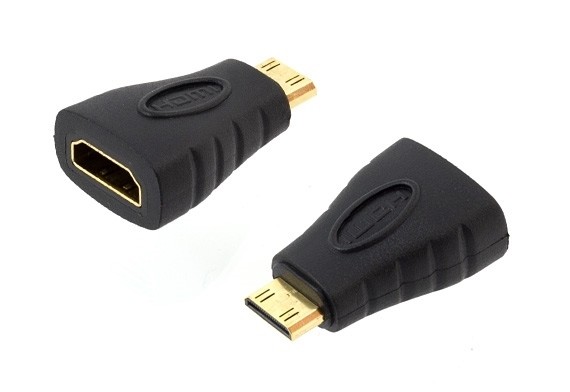 Adaptor Mini HDMI mama- Mini HDMI tata, full HD, negru
