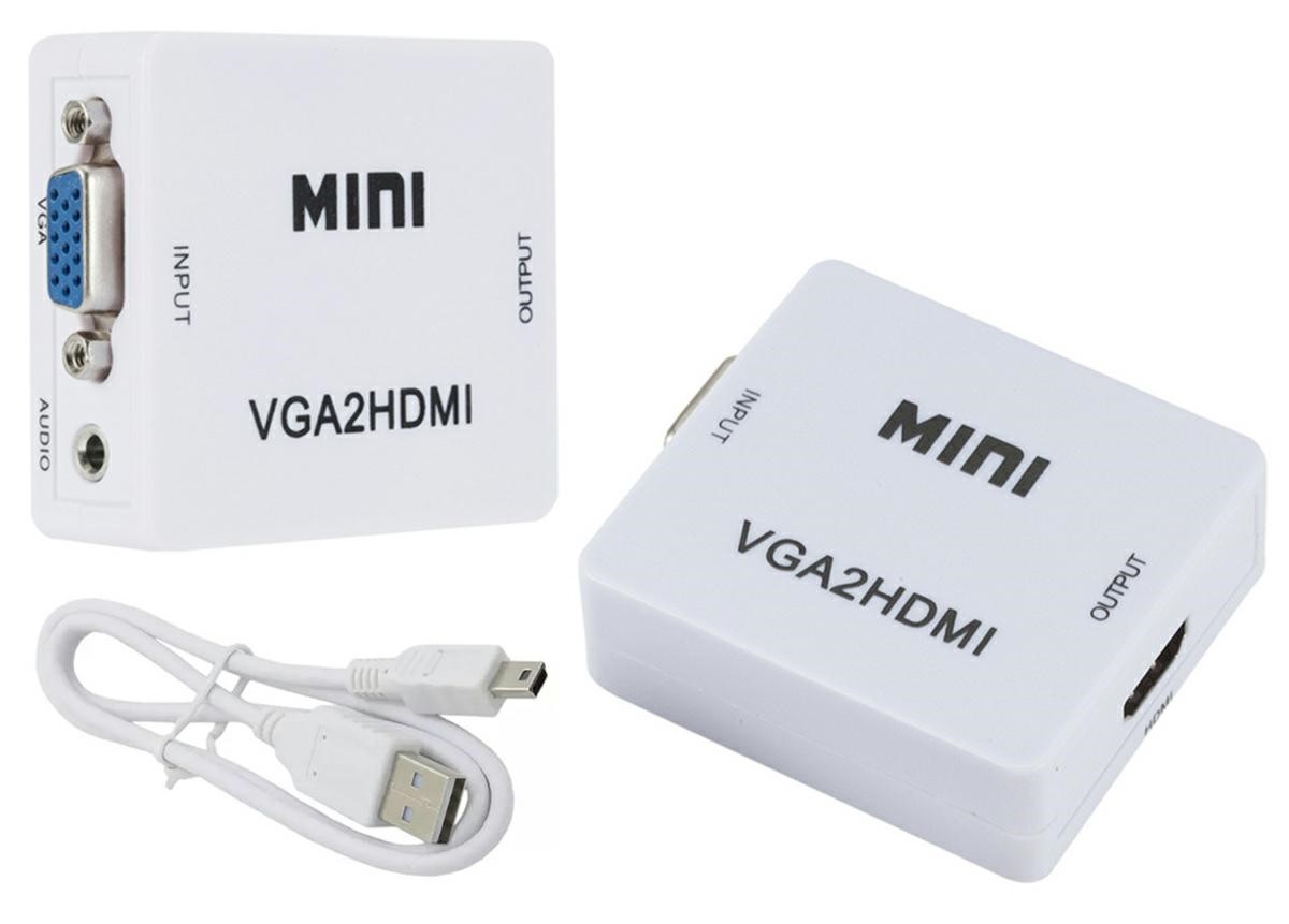 Convertor VGA – HDMI 1.3, 15 pini, 5V, 6 x 5,4 x 2cm, alb cartuseria.ro imagine 2022 depozituldepapetarie.ro