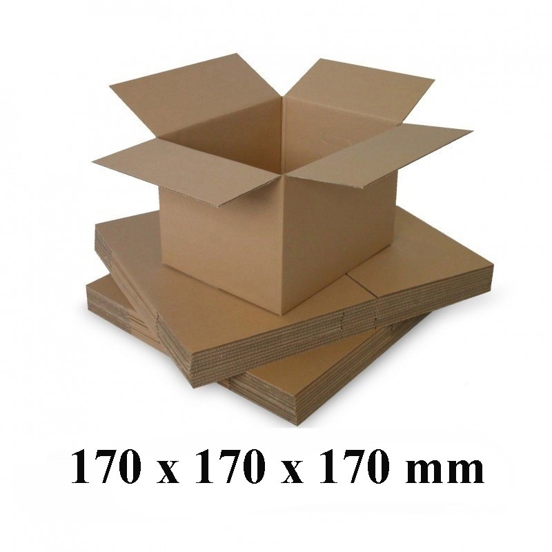 Cutie carton 170 x 170 x 170 mm, natur, 5 straturi co5, 690 g/mp