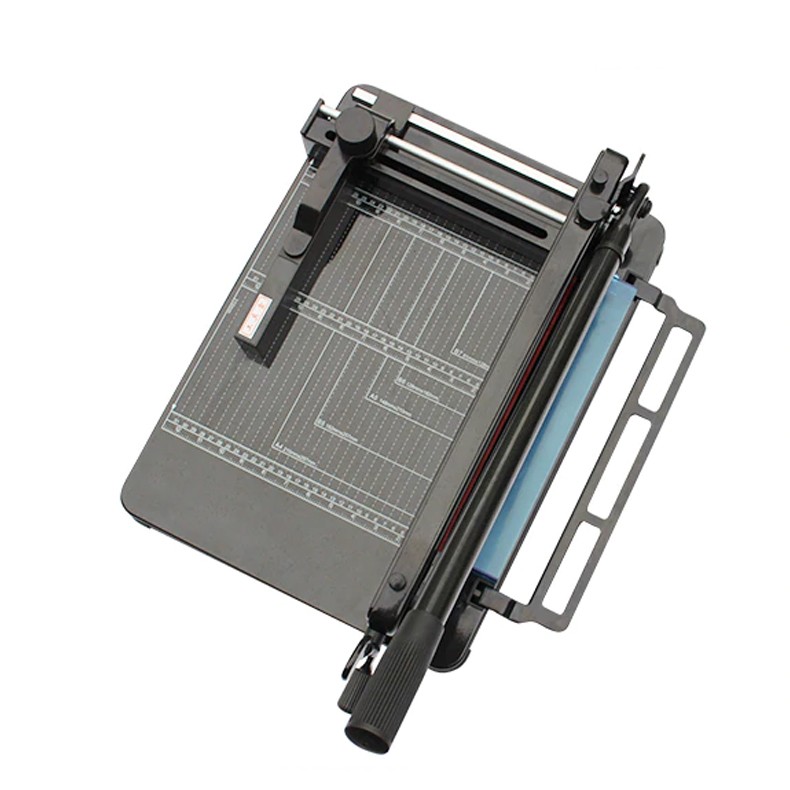 Ghilotina manuala format A3+, 400 coli, ghidaj, sistem metalic fixare hartie, heavy duty, RESIGILAT - imagine 4