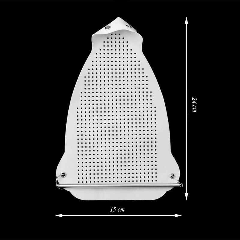 Protectie talpa fier de calcat, arc fixare, teflon PTFE, 24x15 cm, alb - imagine 7