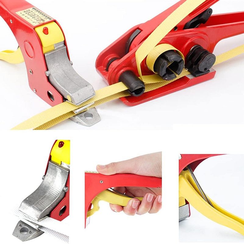Kit cleste manual pentru tensionat, dispozitiv electric lipit banda PP/PET/PES - imagine 5
