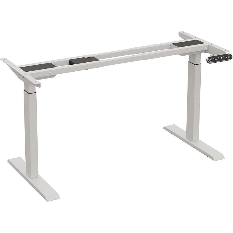 Cadru de birou electric dublu motorizat, inaltime reglabila 64-129 cm, memorare 4 pozitii, lungime 102 - 145 cm - imagine 2