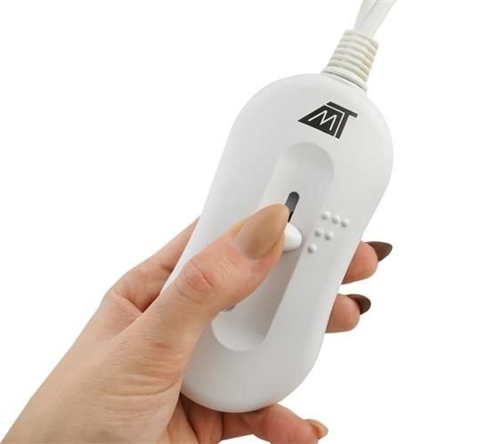 Patura electrica 190x80 cm, 65W, 3 trepte temperatura, control telecomanda - imagine 9