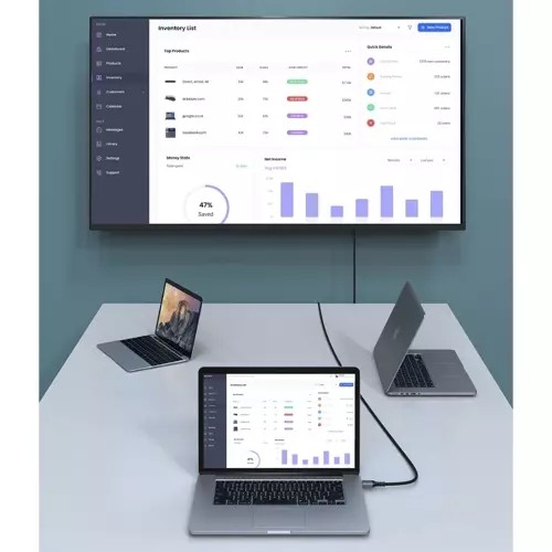 Cablu HDMI audio/video tata - tata, rezolutie 4K, cablu 200 cm, gri - imagine 10