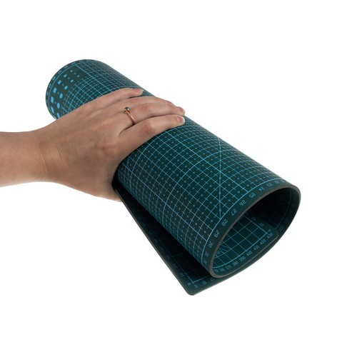 Covoras pentru modelare, planseta taiere multifunctionala, 2 fete gradate, format A3, 30x45x0.3 cm - imagine 9