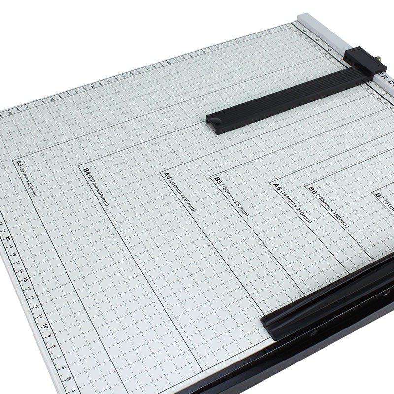 Ghilotina manuala hartie A3, marcaj formate hartie, de birou, RESIGILAT - imagine 6