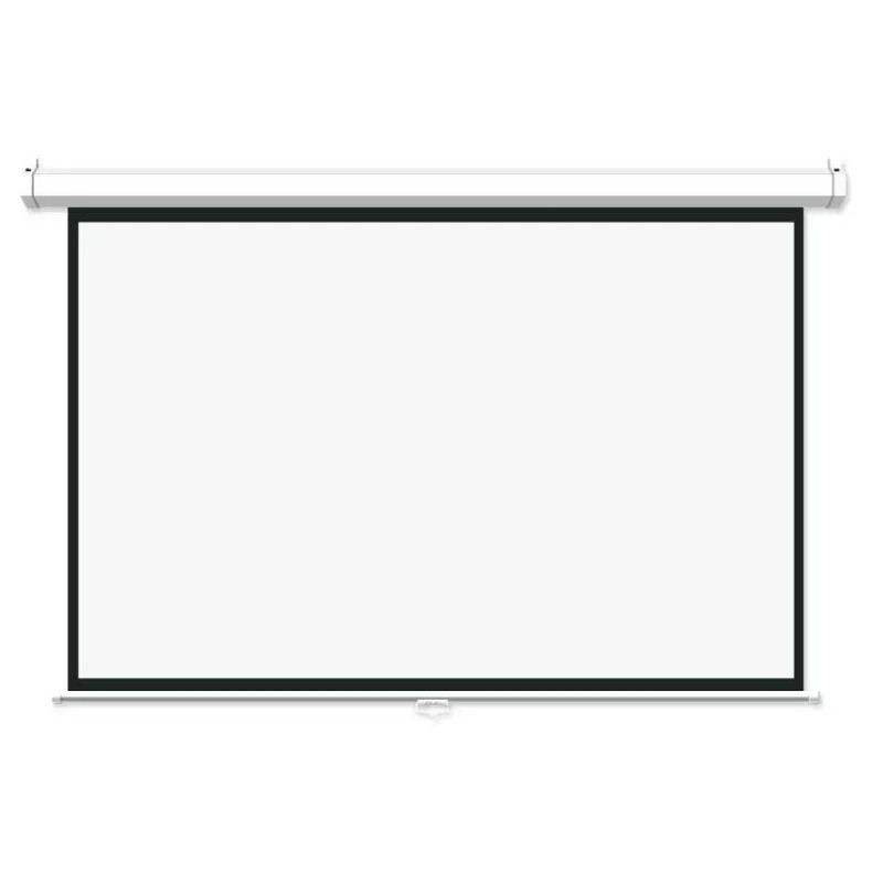 Ecran pentru proiectie 100 inch, format 16:9, portabil, sistem prindere, alb mat, RESIGILAT - imagine 7