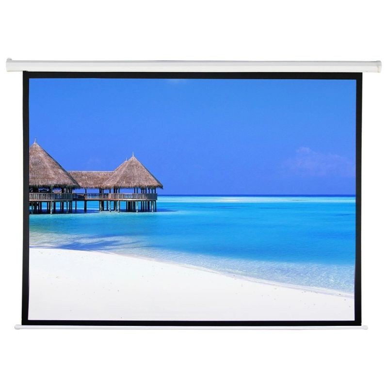 Ecran pentru proiectie 100 inch, format 16:9, portabil, sistem prindere, alb mat, RESIGILAT - imagine 5