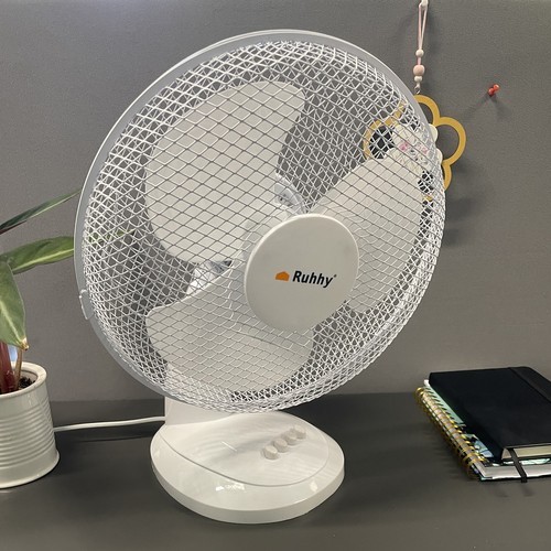 Ventilator de masa, putere 38W, 3 viteze, functie oscilatie 60 grade, inaltime 43 cm, carcasa metalica - imagine 9