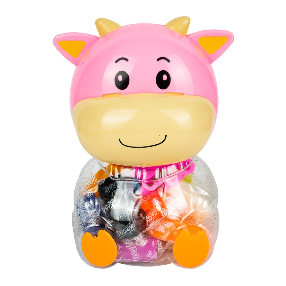 Plastilina vacuta, set 12 culori diverse, 4 ustensile pentru modelaj, diverse forme, usor de modelat, 3 ani+ - imagine 6