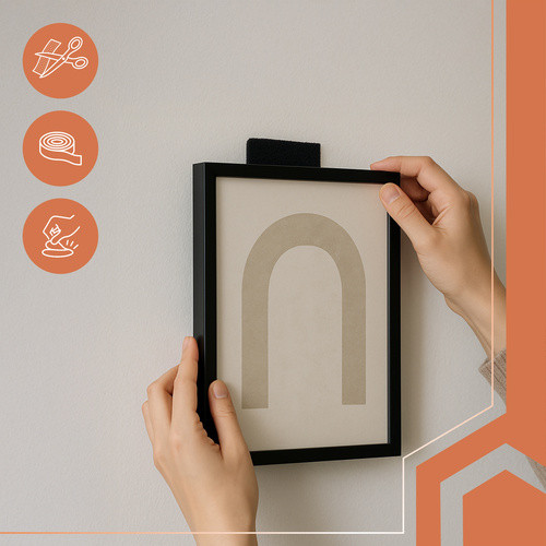 Banda autoadeziva cu velcro, universala, 2.5 x 500 cm, nailon, poliester - imagine 8