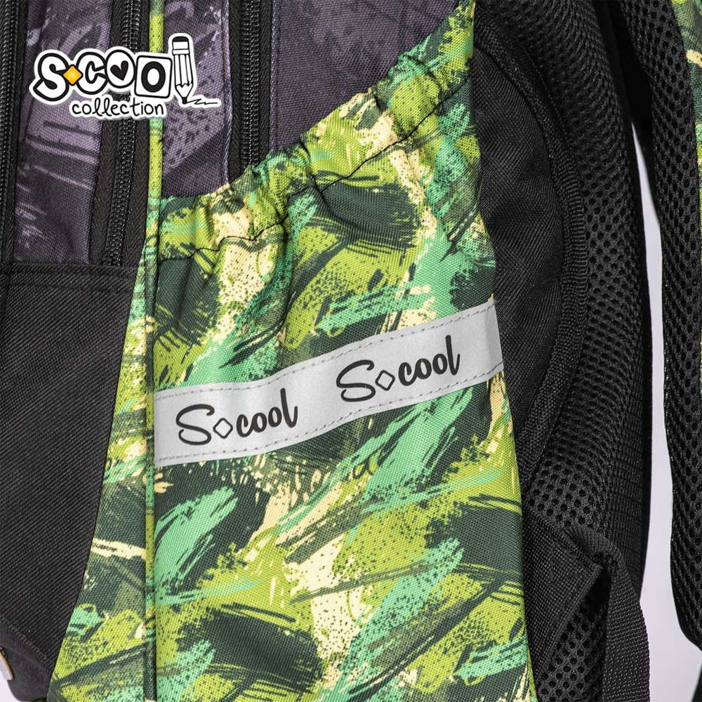 Ghiozdan anatomic DINO, bretele intarite, maner, 3 compartimente, 38x39x19.5 cm - imagine 13