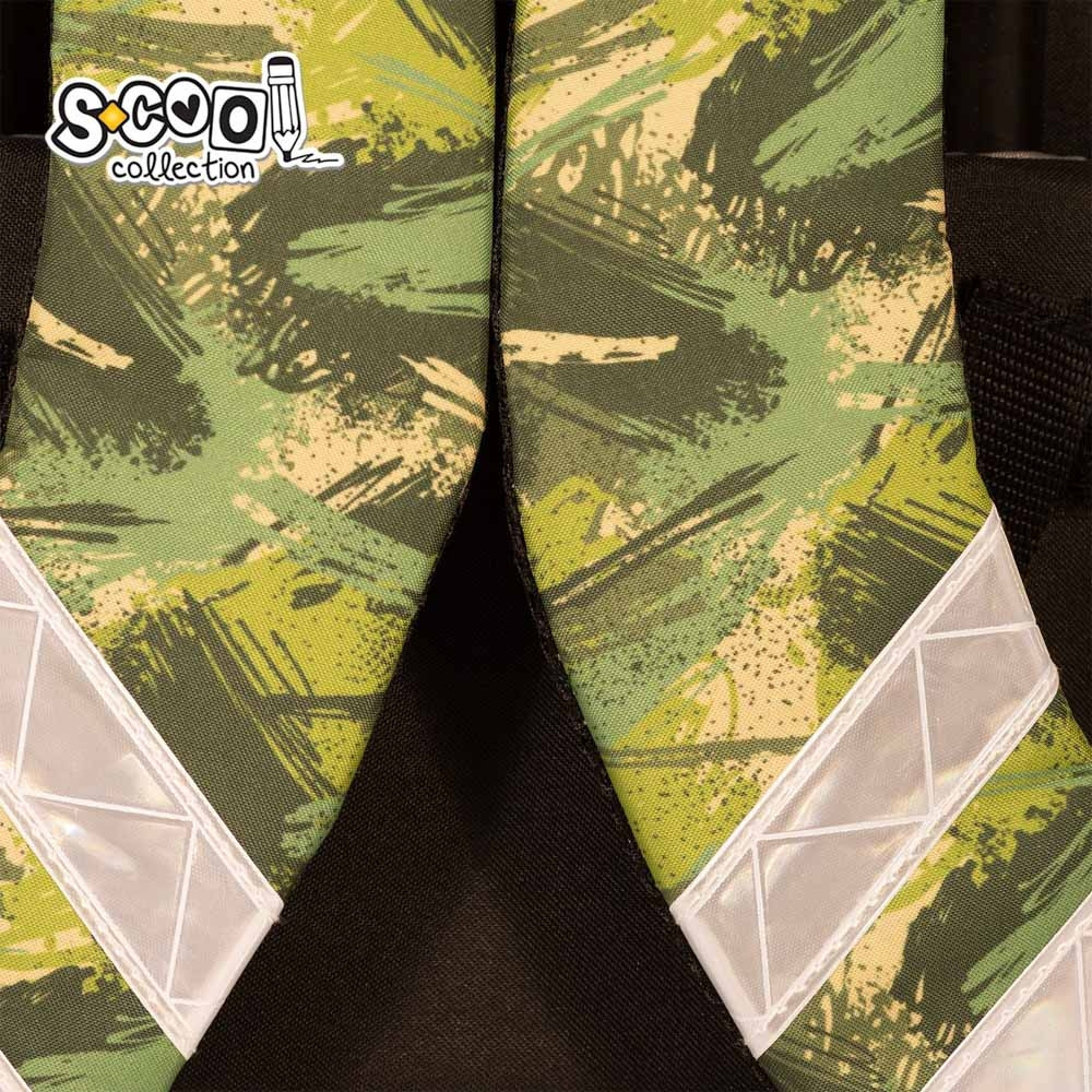 Ghiozdan tip troller, DINO, 6-11 ani, compartimente cu fermoar, buzunare laterale, 2 roti - imagine 10