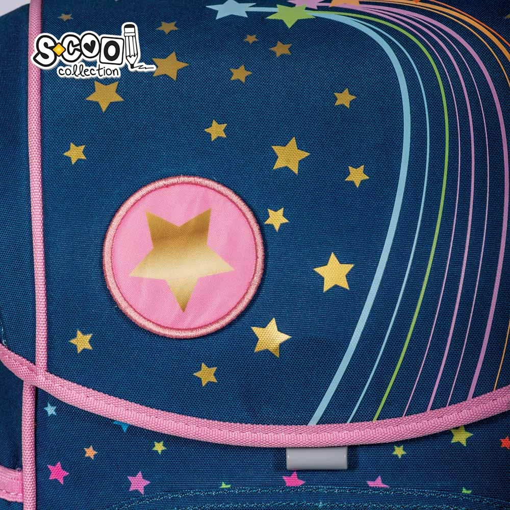 Ghiozdan anatomic DREAMING pentru fete, 1 compartiment cu separator, buzunar frontal termoizolant, baza EVA - imagine 4