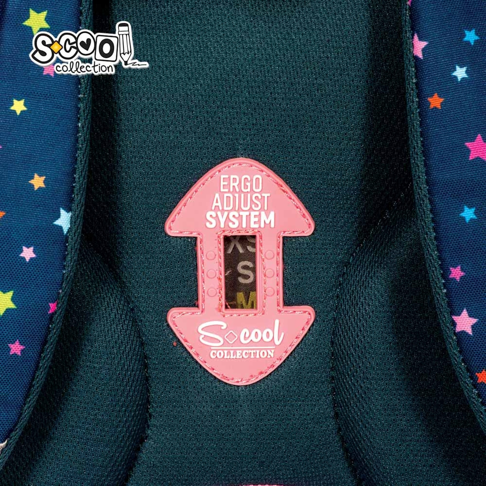 Ghiozdan anatomic DREAMING pentru fete, 1 compartiment cu separator, buzunar frontal termoizolant, baza EVA - imagine 9