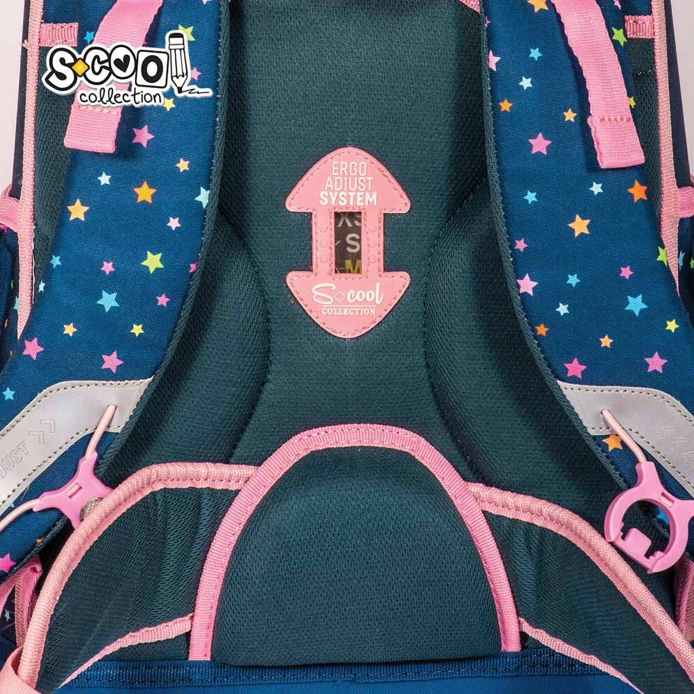 Ghiozdan anatomic DREAMING pentru fete, 1 compartiment cu separator, buzunar frontal termoizolant, baza EVA - imagine 10