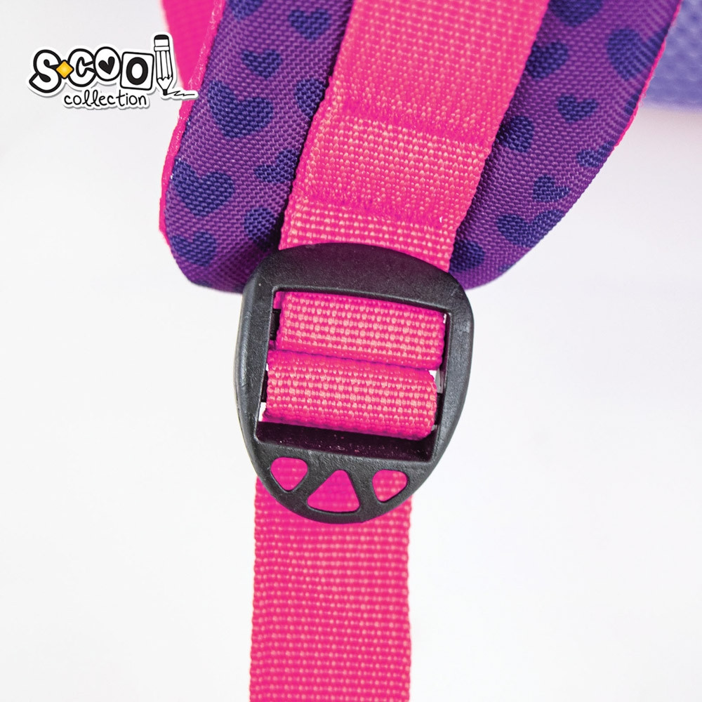 Ghiozdan ergonomic, model 3D, motiv HEART, doua manere, 38x35x20 cm, 22 litri - imagine 6