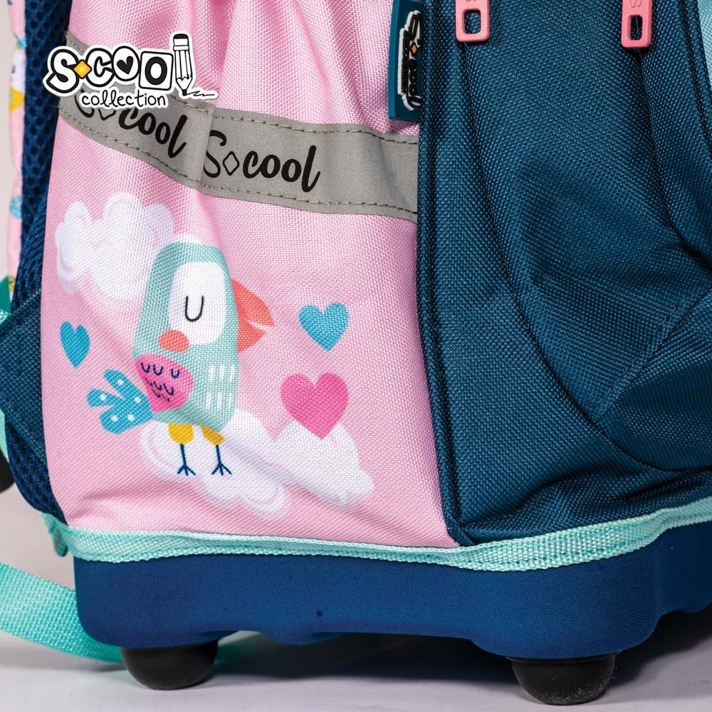 Ghiozdan multicolor, DREAM BIG, 34L, catarama antialunecare, baza EVA, 38x39x19.5 cm - imagine 6