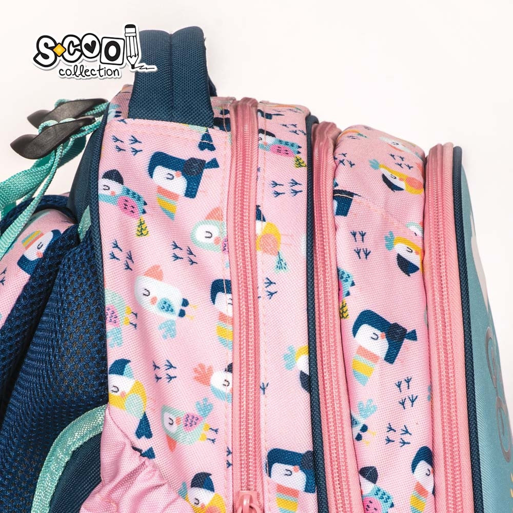 Ghiozdan multicolor, DREAM BIG, 34L, catarama antialunecare, baza EVA, 38x39x19.5 cm - imagine 7